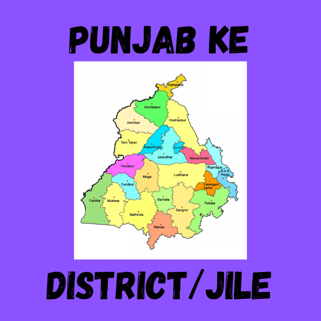 punjab mein kitne district