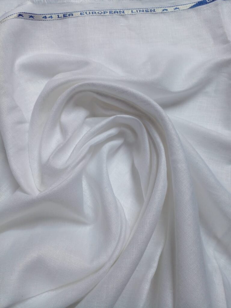 Pure european linen fabric material for clothing