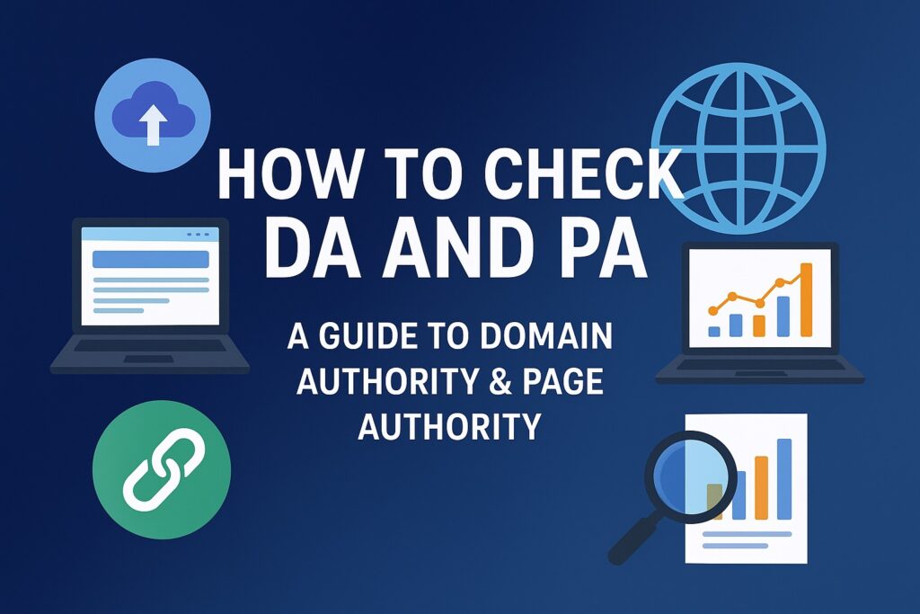 how to check DA and PA of a website