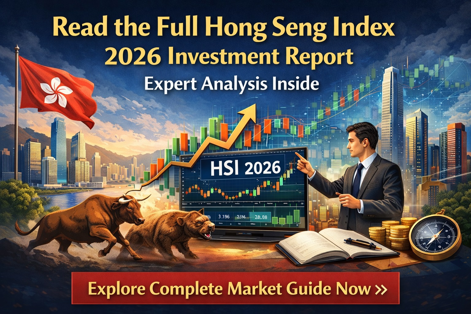 Hong Seng Index 2026 Investment Report Banner - Complete Market Analysis