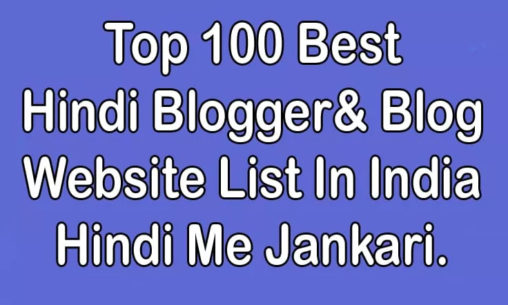 best hindi blogger
